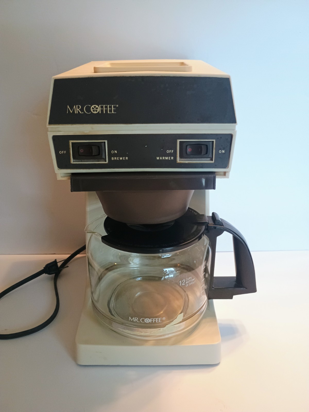 Vintage Mr. Coffee Drip Coffee Maker w/ Glass Pot Carafe MC-101A TESTED/WORKING
