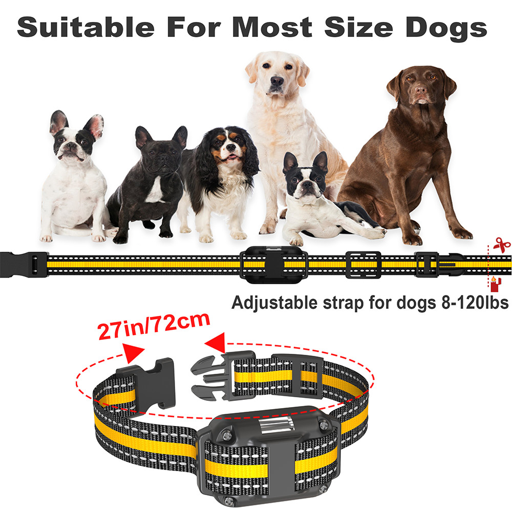 3300FT Dog Training Collar Remote Shock 3 Training Modes Waterproof Rechargeable