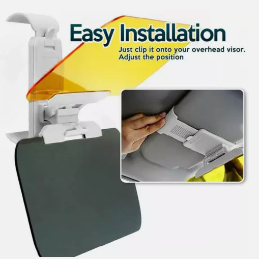 Day Night Universal HD Car Sun Visor Extension Car Anti Glare Driving Tac Visor