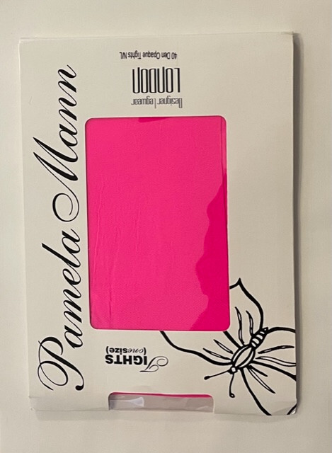 Pamela Mann Tights - 40 Den Opaque - Flo Pink