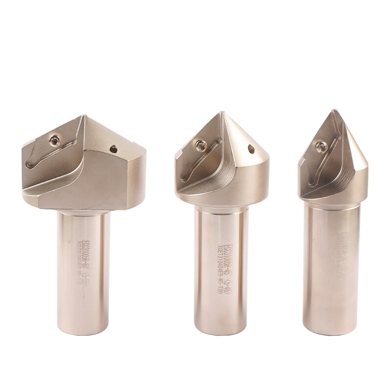 30Deg. 45Deg. 60Deg Long Flute Indexable Chamfering Cutter for XCET310404 Insert
