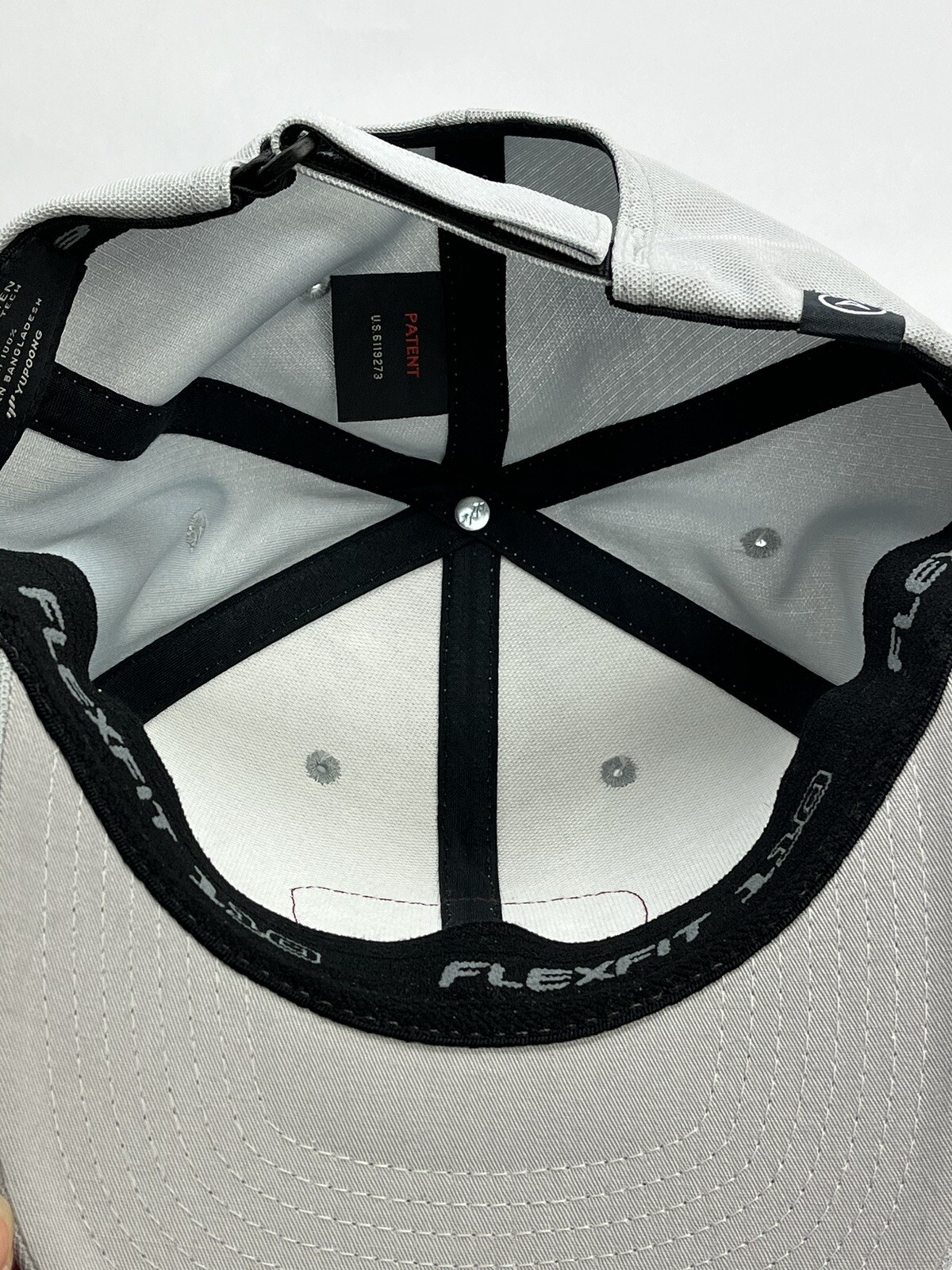 110 One Ten Flexfit Tech Gray Golf Hat Nuterra Patch Strapback