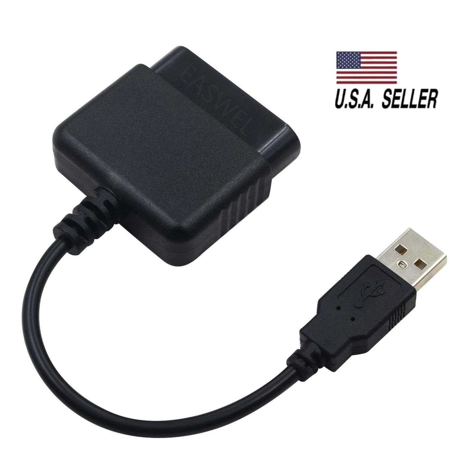 PS2 to PS3 & USB controller converter adapter cable Use PS2 gamepad on PS3 or PC
