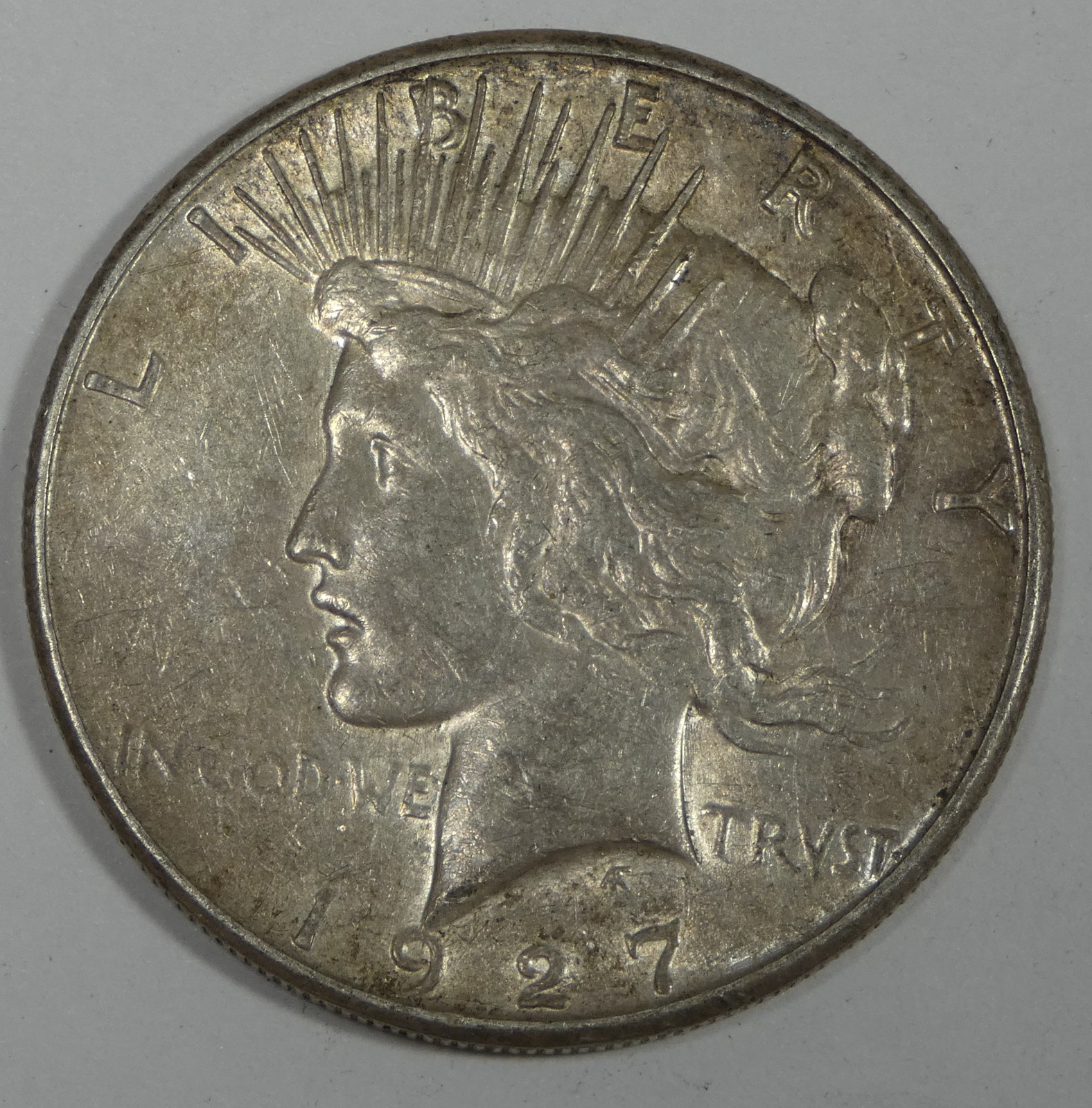 1927-S Peace Dollar EXTRA FINE Silver Dollar