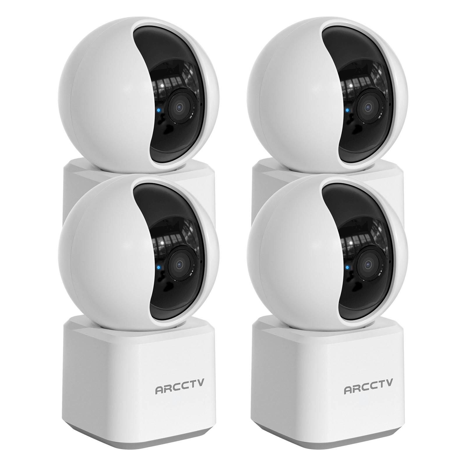 ARCCTV Wifi IP Security Camera Smart 2K 360° Night Vision Wireless Indoor Camera