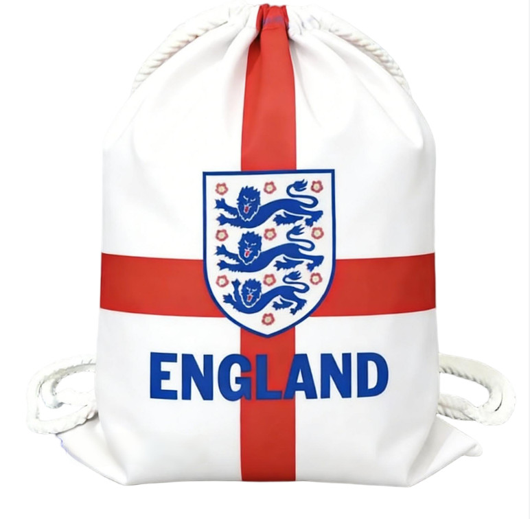 England Flag Sports Bag Football Drawstring Sport Bag