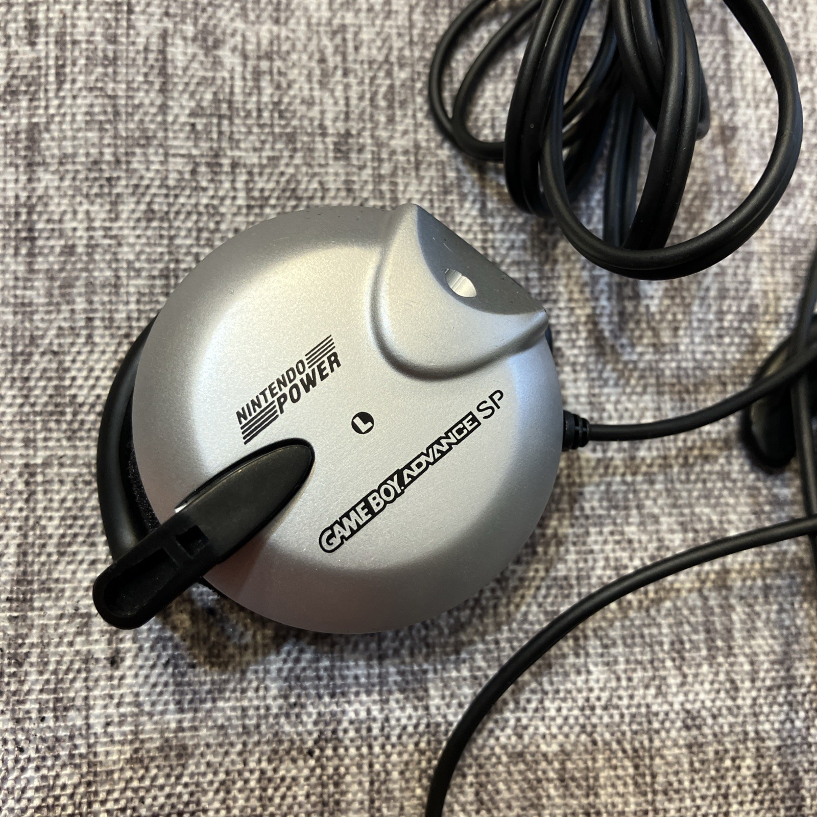 OEM Nintendo Gameboy Advance SP headphones Silver