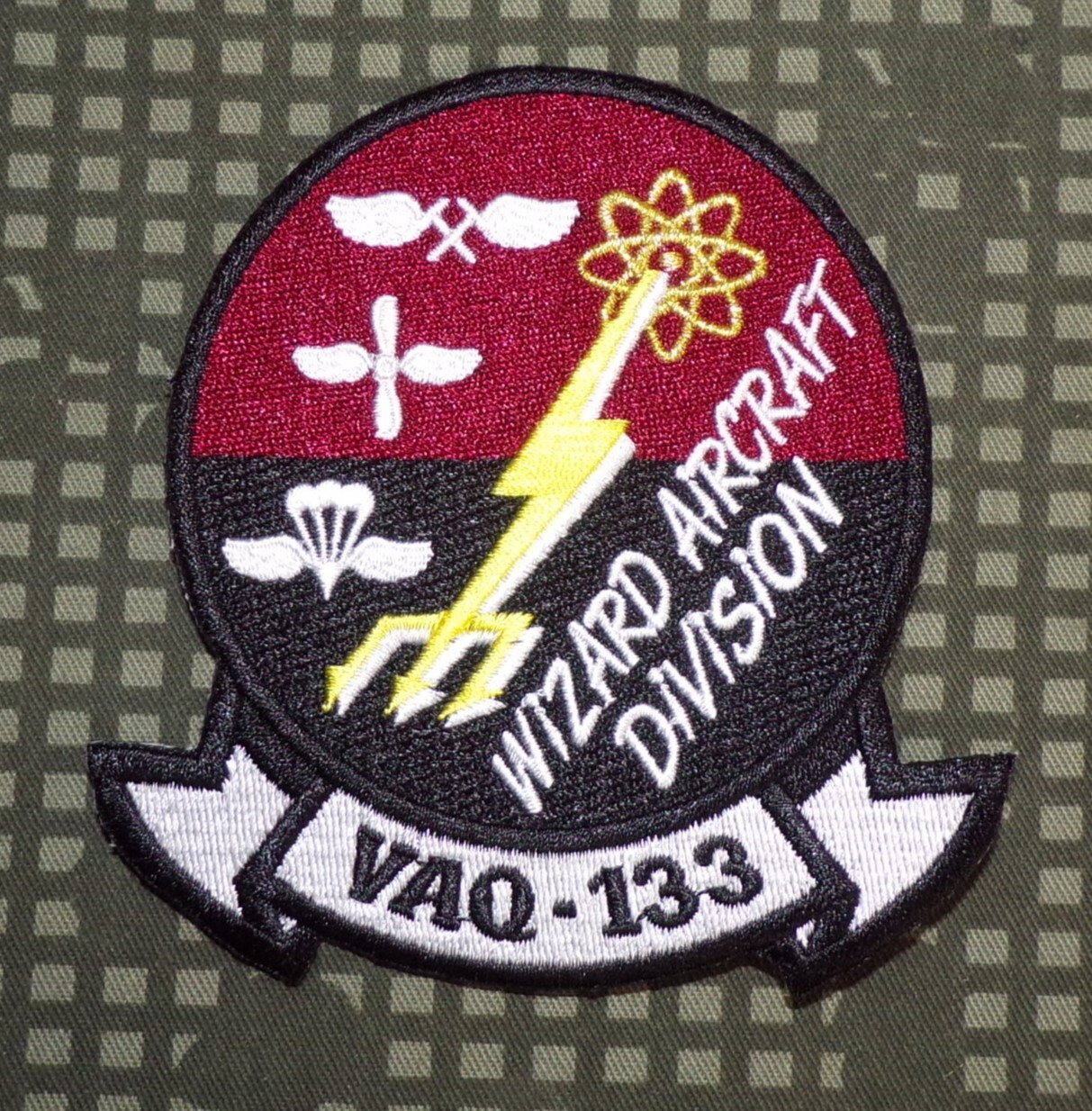 US Navy Electromagnetic Attack Squadron VAQ-133 Embroidered Patch