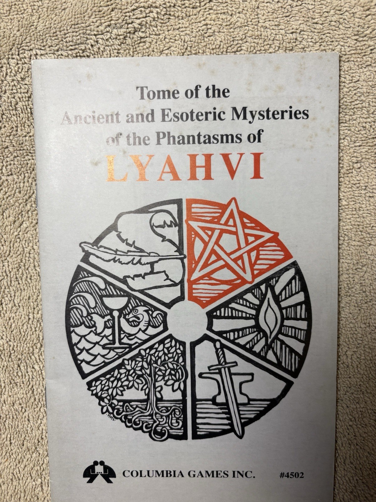 Columbia Games Inc. Tome Ancient Mysteries Phantasms Lyahvi RPG 4502