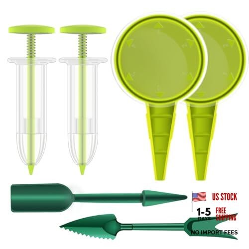 Mini Seed Spreader Set,6 PCS Small Garden Seed Planter Tool,Precise Sowing