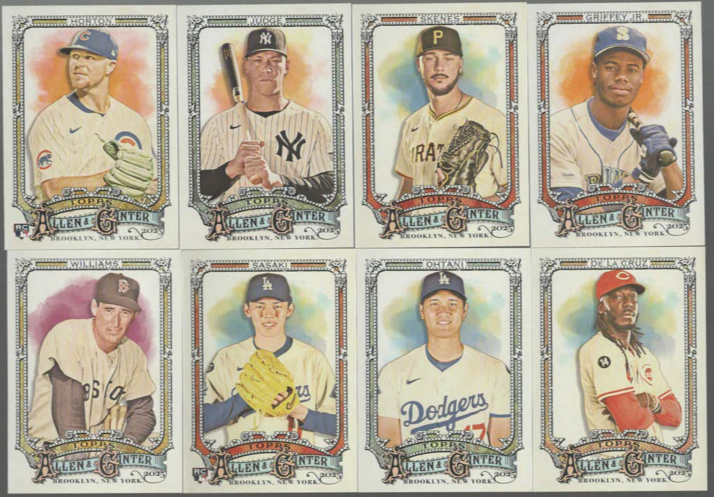 2025 Topps Allen & Ginter - Base Cards #1-300 & SP #301-350 - You Pick