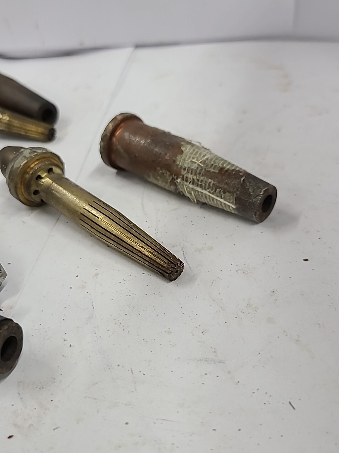 Lot Of 4 Cutting Torch Tip Various Styles