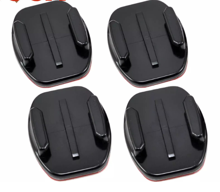 4 x Flat 3M Sticky Mounts Adhesive Pads For GoPro HERO 13/12/11/10/9/8/7