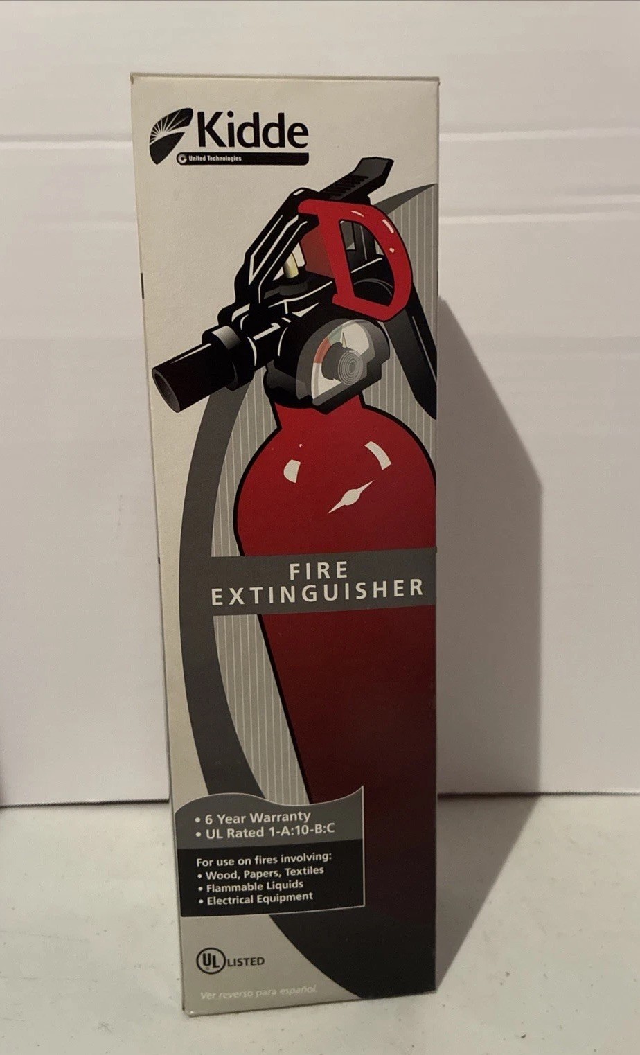 Kidde Fire Extinguisher 1-A:10-B:C, Dry Chemical Extinguisher *NEW* 2015