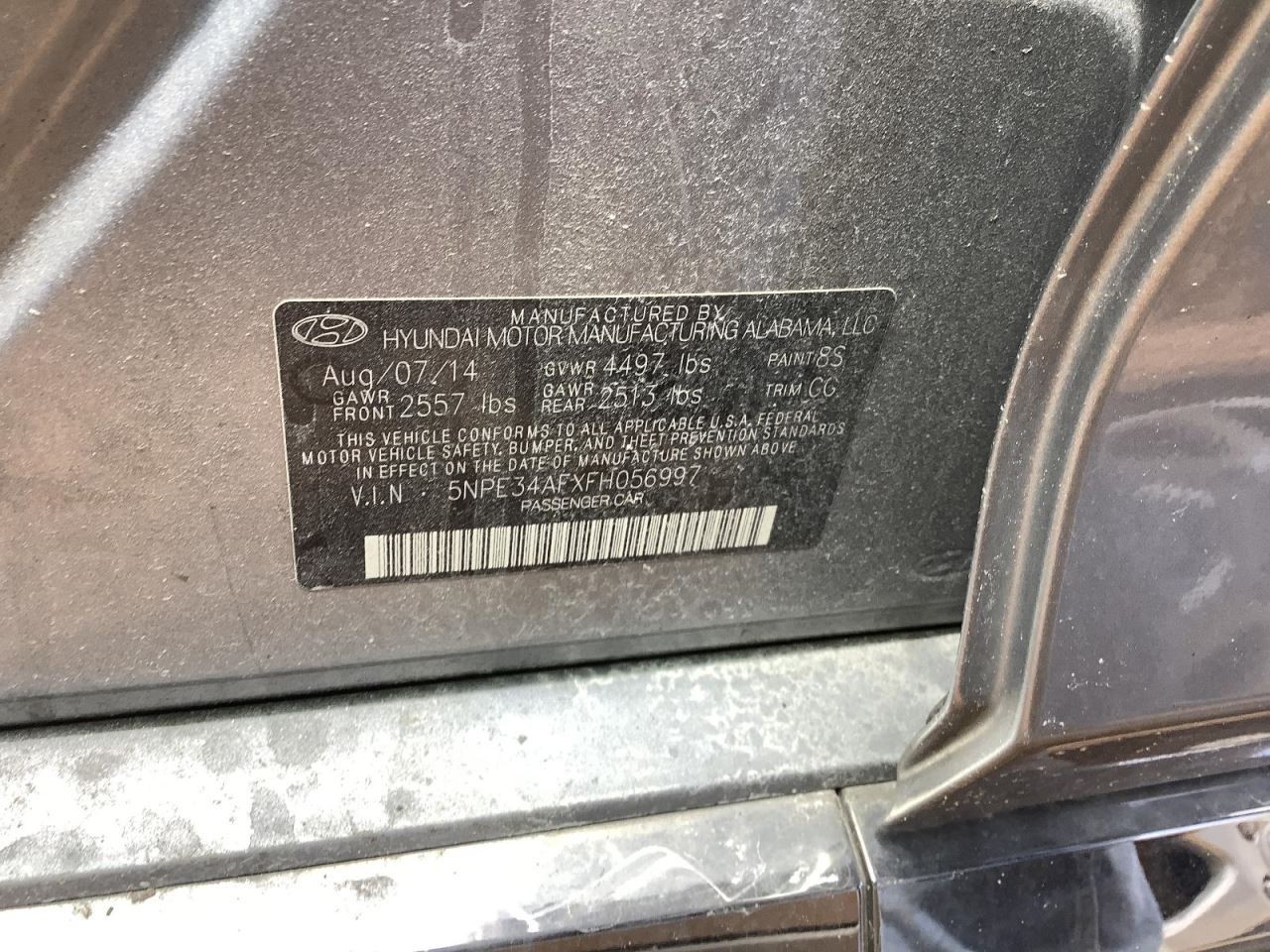 SONATA 2015 Glove Box 4721044