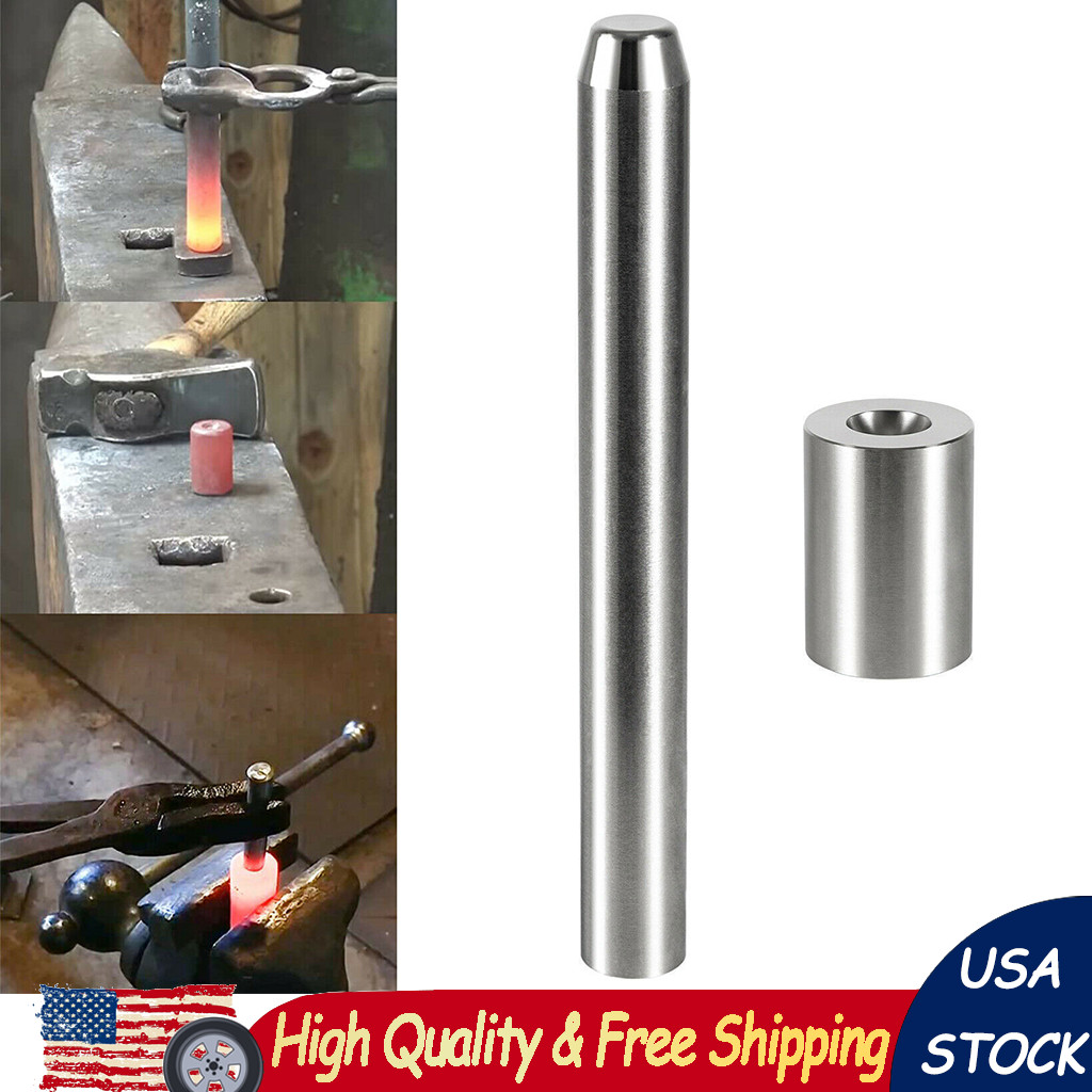 Heavy-Duty Blacksmith Rivet Heading/Bucking Dome Tools Fit Size 1/2”