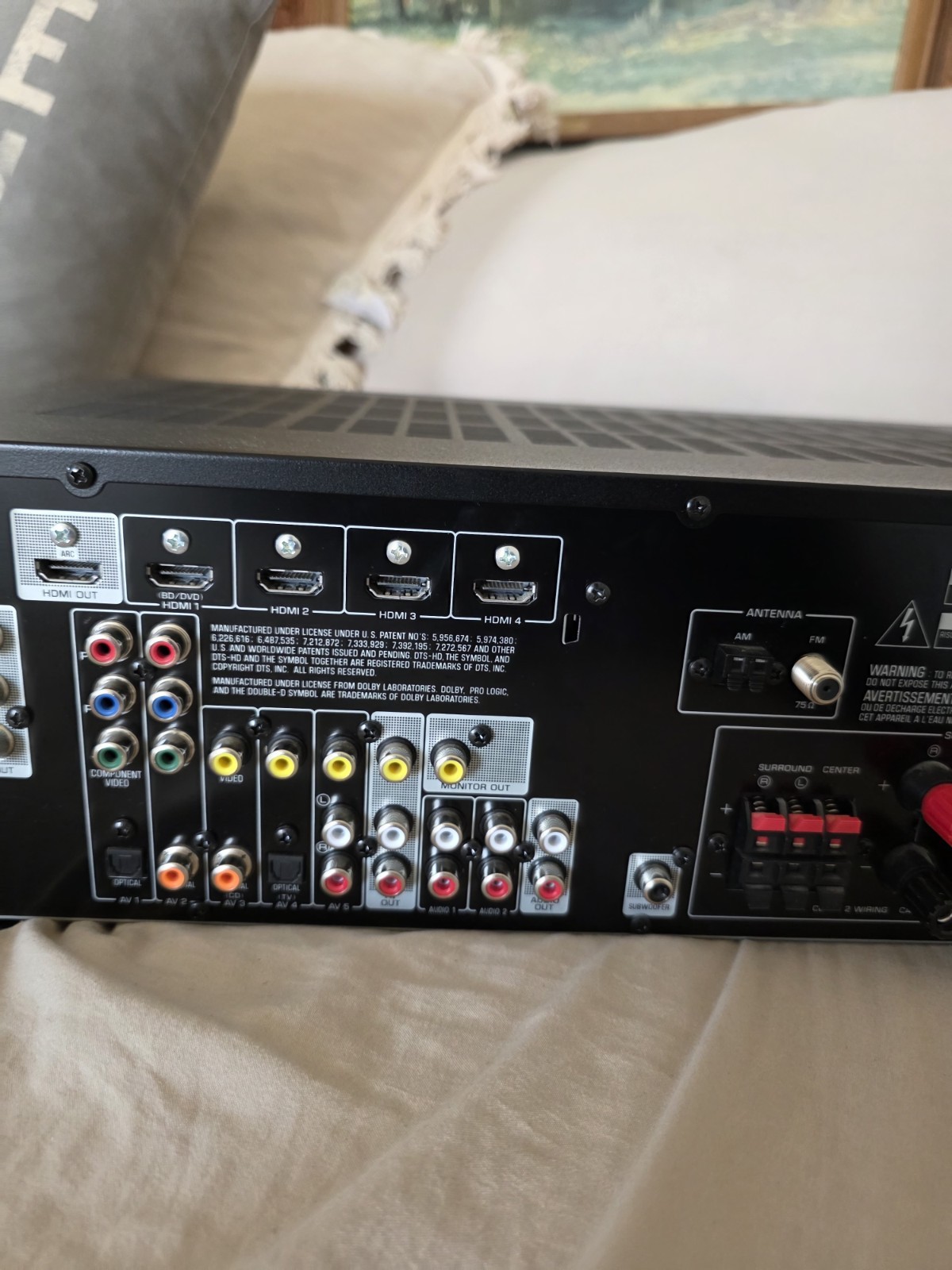 Yamaha Natural Sound AV Receiver RX-V373