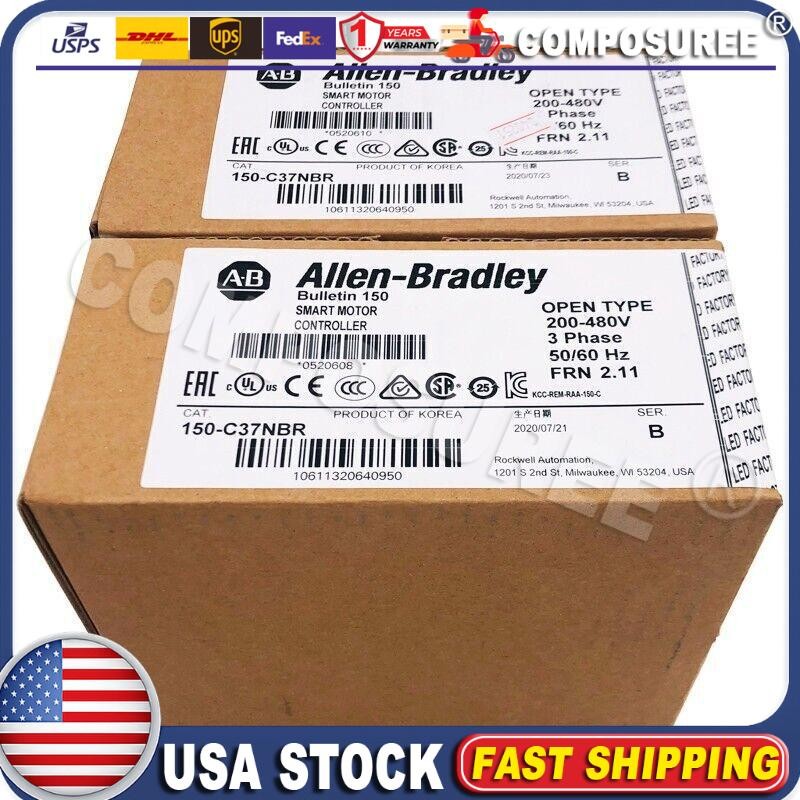 AB 150-C37NBR Smart Motor Controller 150C37NBR New Factory Sealed US Free Tax