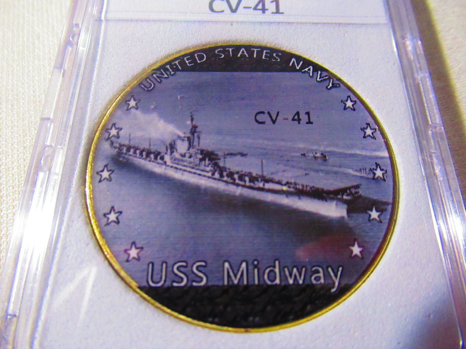 US NAVY - USS MIDWAY CV-41 Challenge Coin