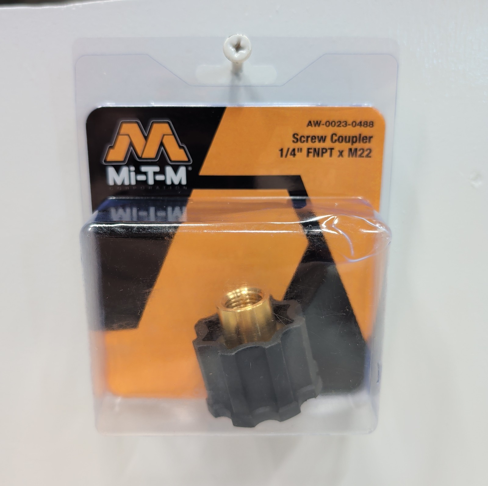 Mi‑T‑M AW‑0023‑0488 Female Screw Coupler 1/4" FNPT x M22 Pressure Washer New