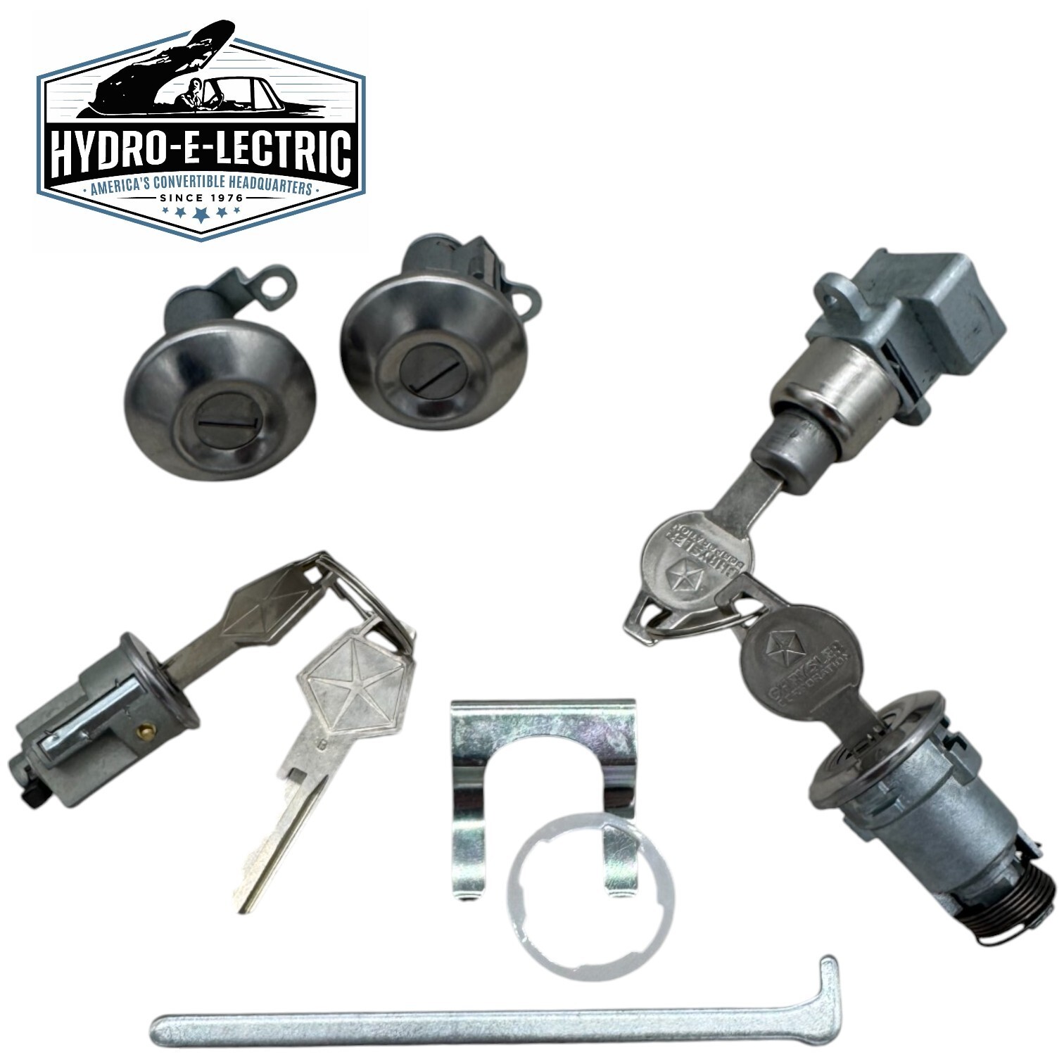1962-1964 Dodge Polara & Plymouth Fury Complete OE Style Lock Set with OE Keys