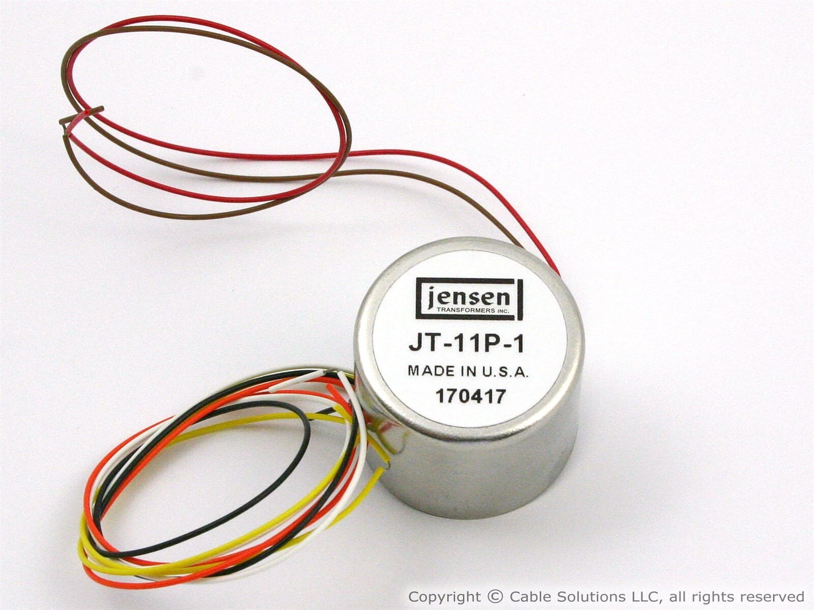 Line Input Transformer-1:1 High-Impedance Balanced, Jensen Transformers JT-11P-1