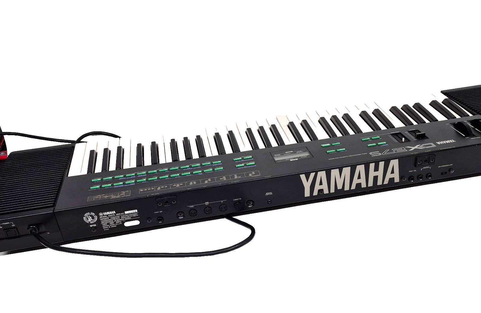 Yamaha DX27S FM Digital Programable Algorithm 61 Key Synthesizer Vtg 80's Japan