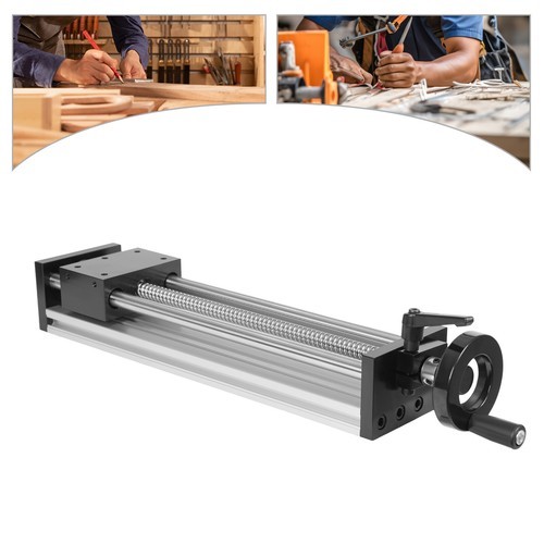 250mm Optical Axis Sliding Table Rail Manual Sliding Table Linear Rail Guide