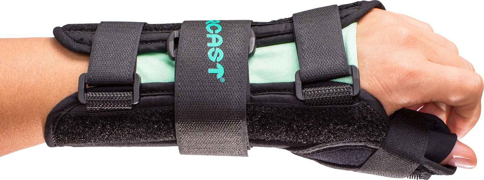 Aircast A2 Wrist Support Brace with Thumb Spica Medium Left Hand