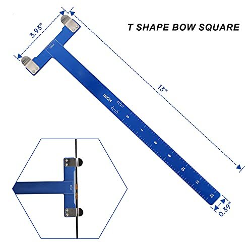 Archery Bow String Points Nock Pliers Set T Shape Bow Square Ruler Kit