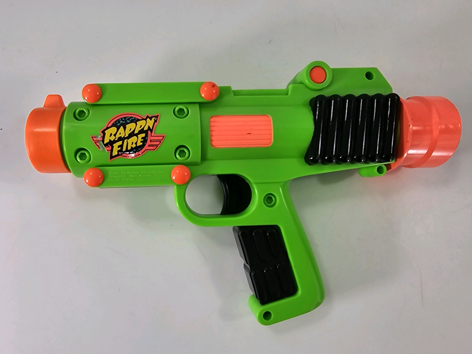 Rappn Fire Pistol Green 1992 The Original San Francisco Toymakers Vintage RARE