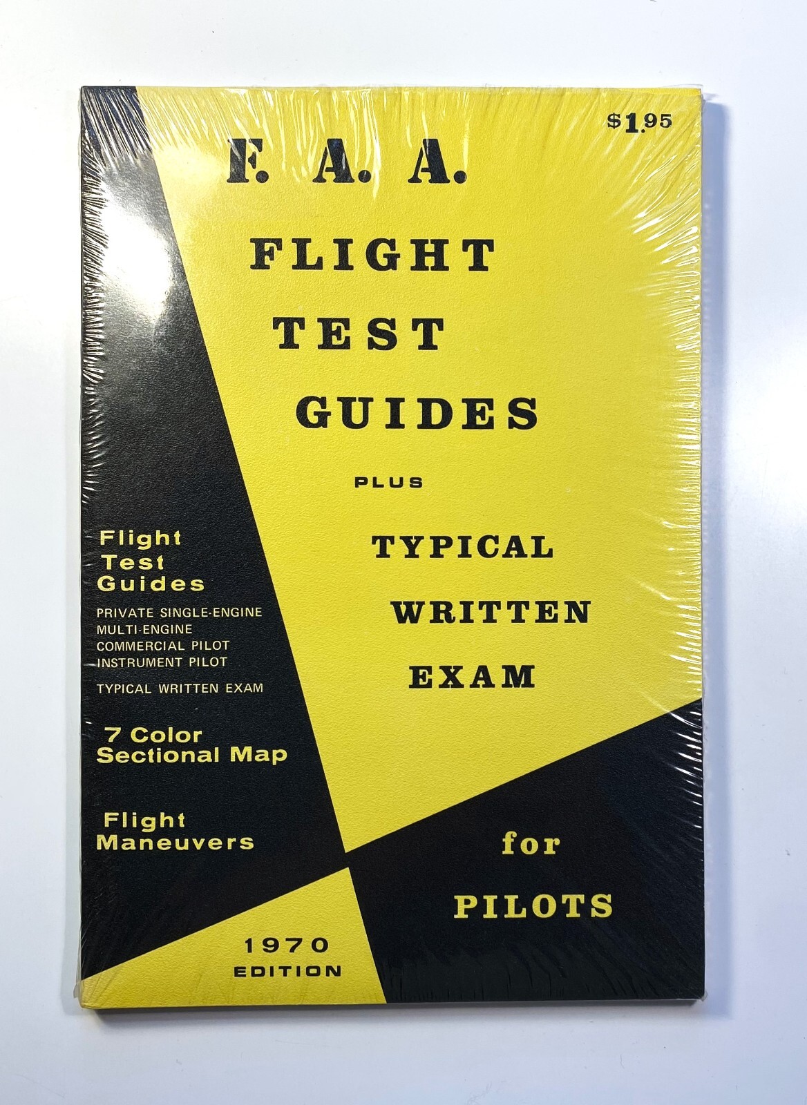 F.A.A. Flight Test Guides + Practice Exam for Pilots (1970) New in Shrink-wrap