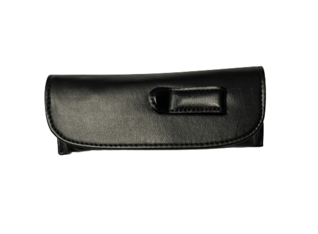 Semi-Hard Pocket Clip case and Belt loop case. Black(45)