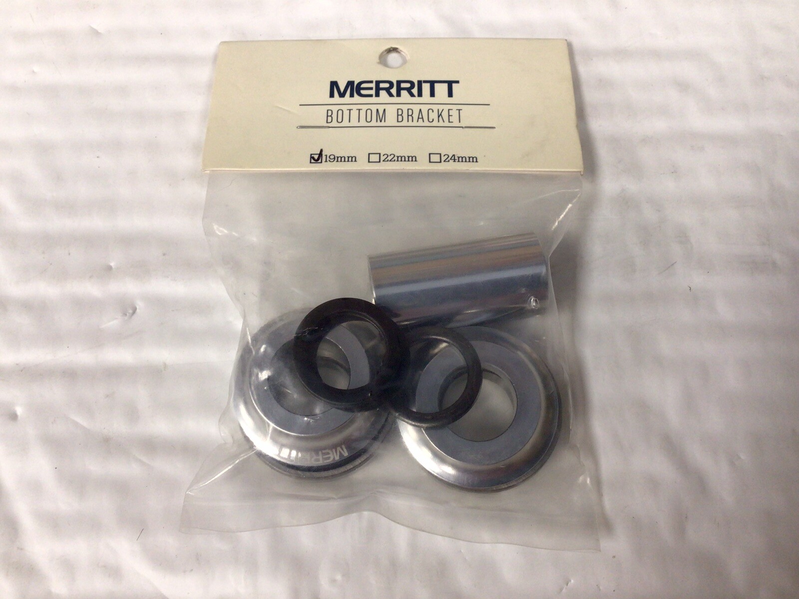 Merritt Mid Bottom Bracket 19mm Silver