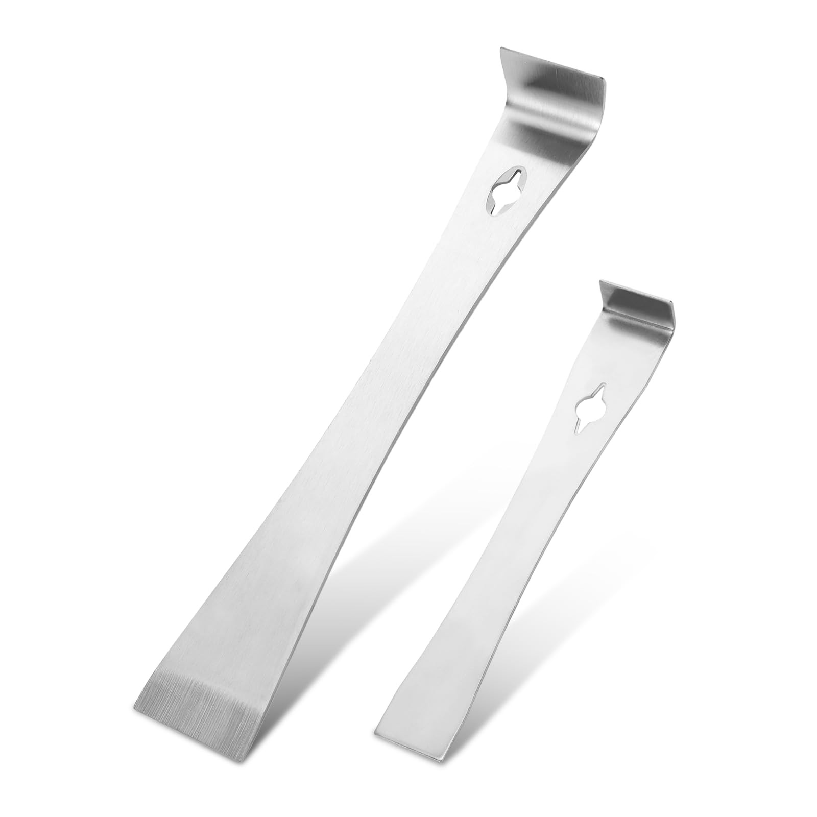 2 Pcs Stainless Steel Pry Bar Scraper Metal Mini Flat Pry Bar Set for Beekeeping