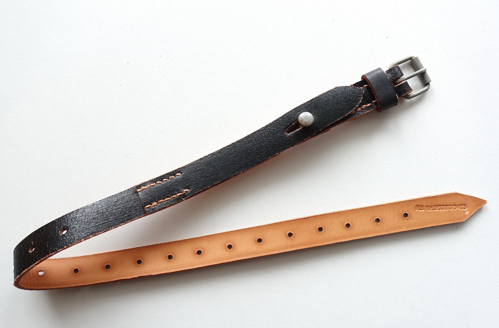 GERMAN ARMY WWII WW2 REPRO Double EQUIPMENT STRAP maker marked 1940