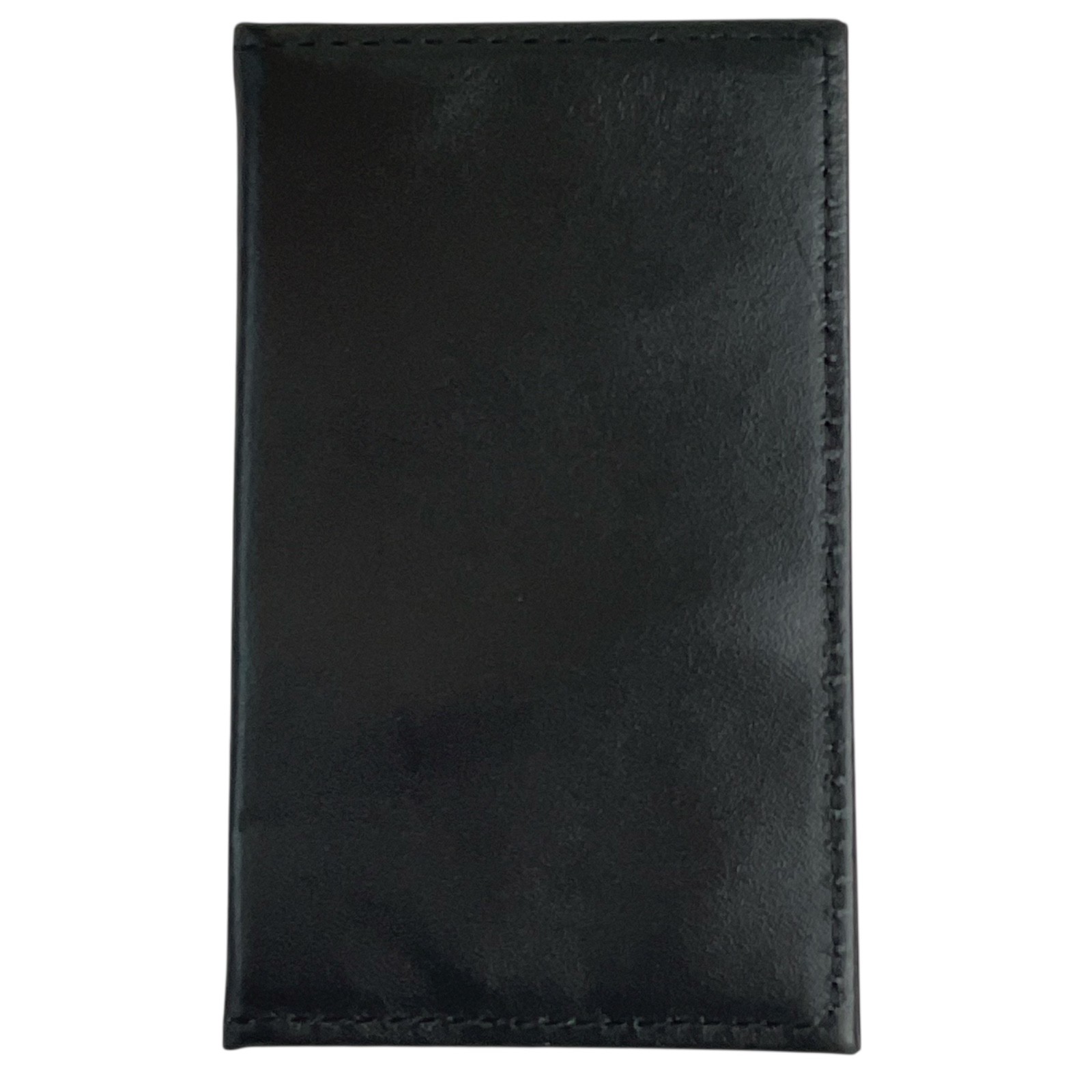 Streichers ID Holder Black Leather DK-32 Double Window Side Open New