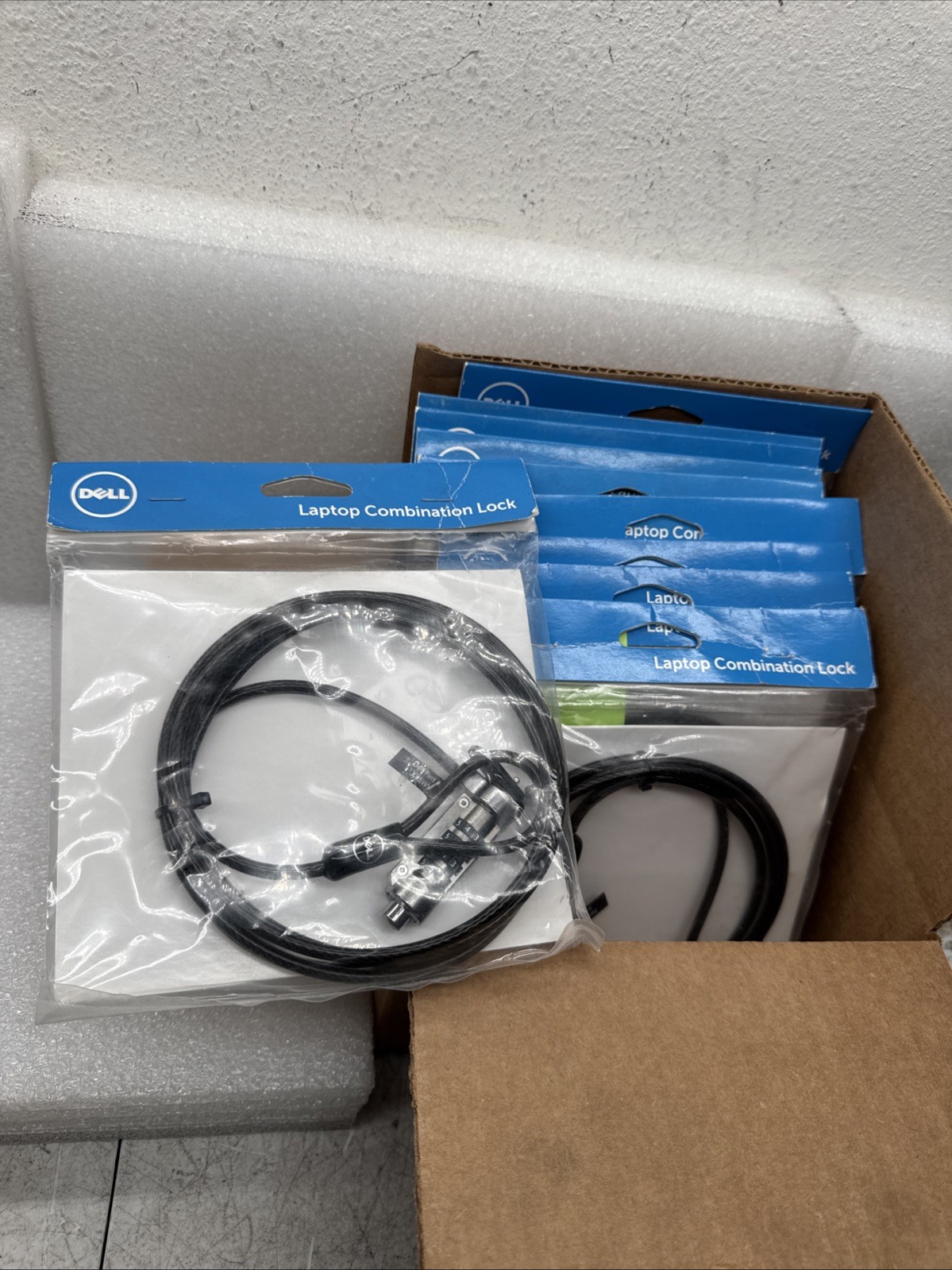 X10 DELL Laptop Combination Lock, Black, New Cable Locker XX5WV 6ft