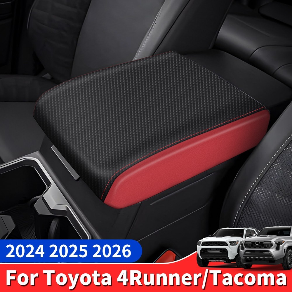 For Toyota 4Runner Tacoma 2024 2025 2026 Armrest Box Leather Set Accessories