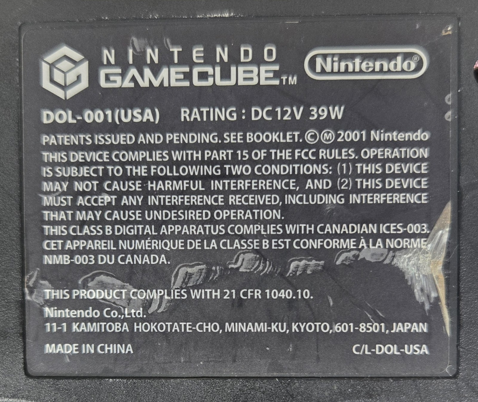 Nintendo GameCube Black Console Bundle Controller Memory Card 2 Games DOL-001