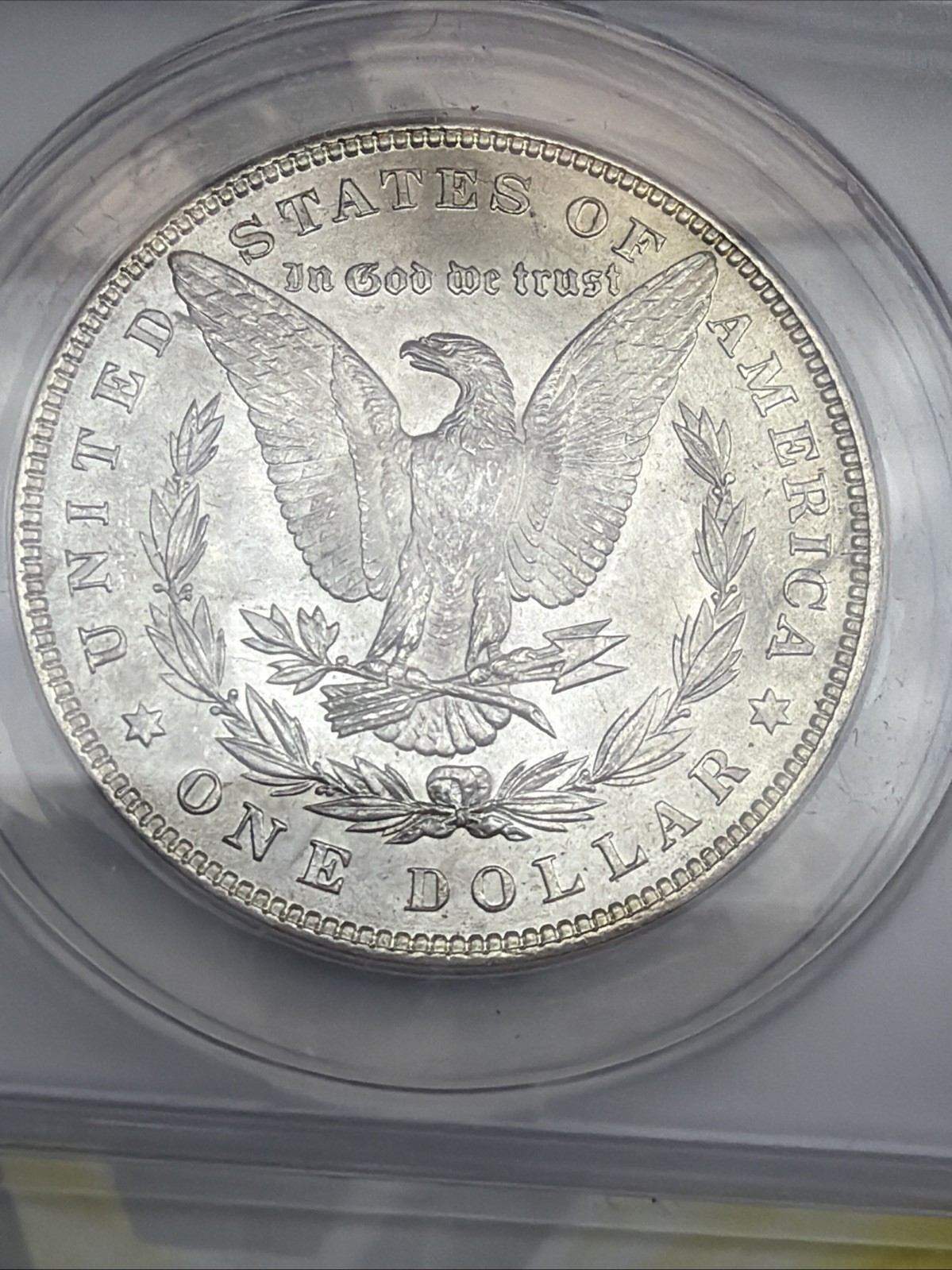 1884 Morgan Silver Dollar ANACS MS63 90% Silver
