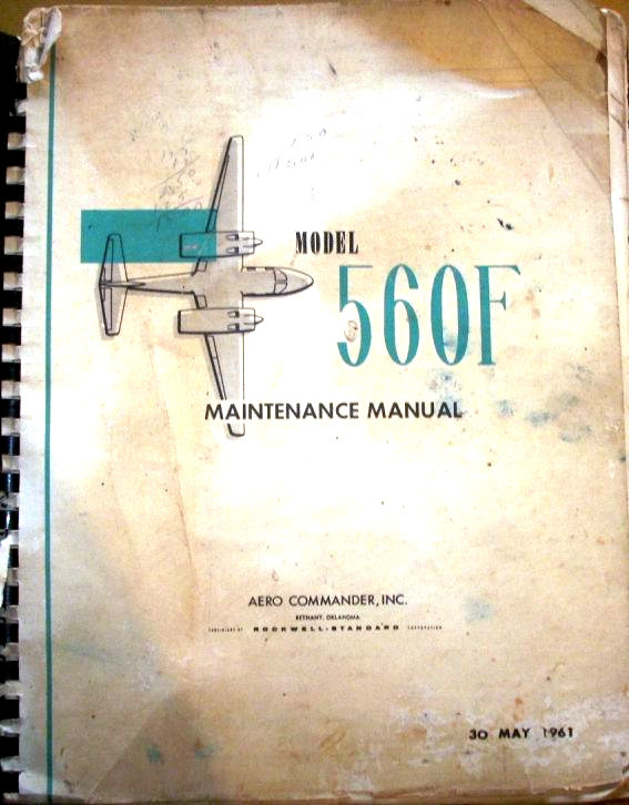 Aero Commander Model 560F Maintenance Manual