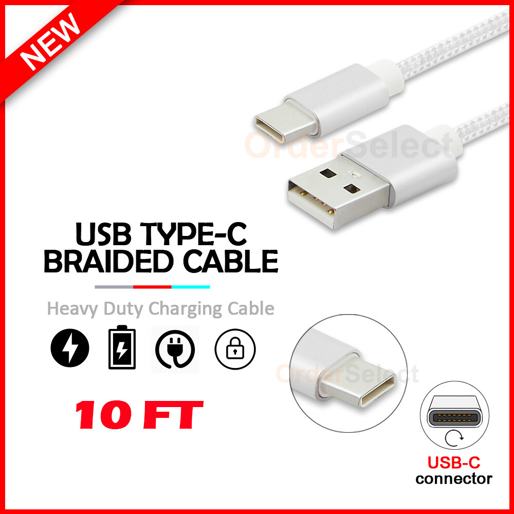 USB C Type-C Cable Rapid Fast Charger Sync Charging Cord For Nintendo Switch