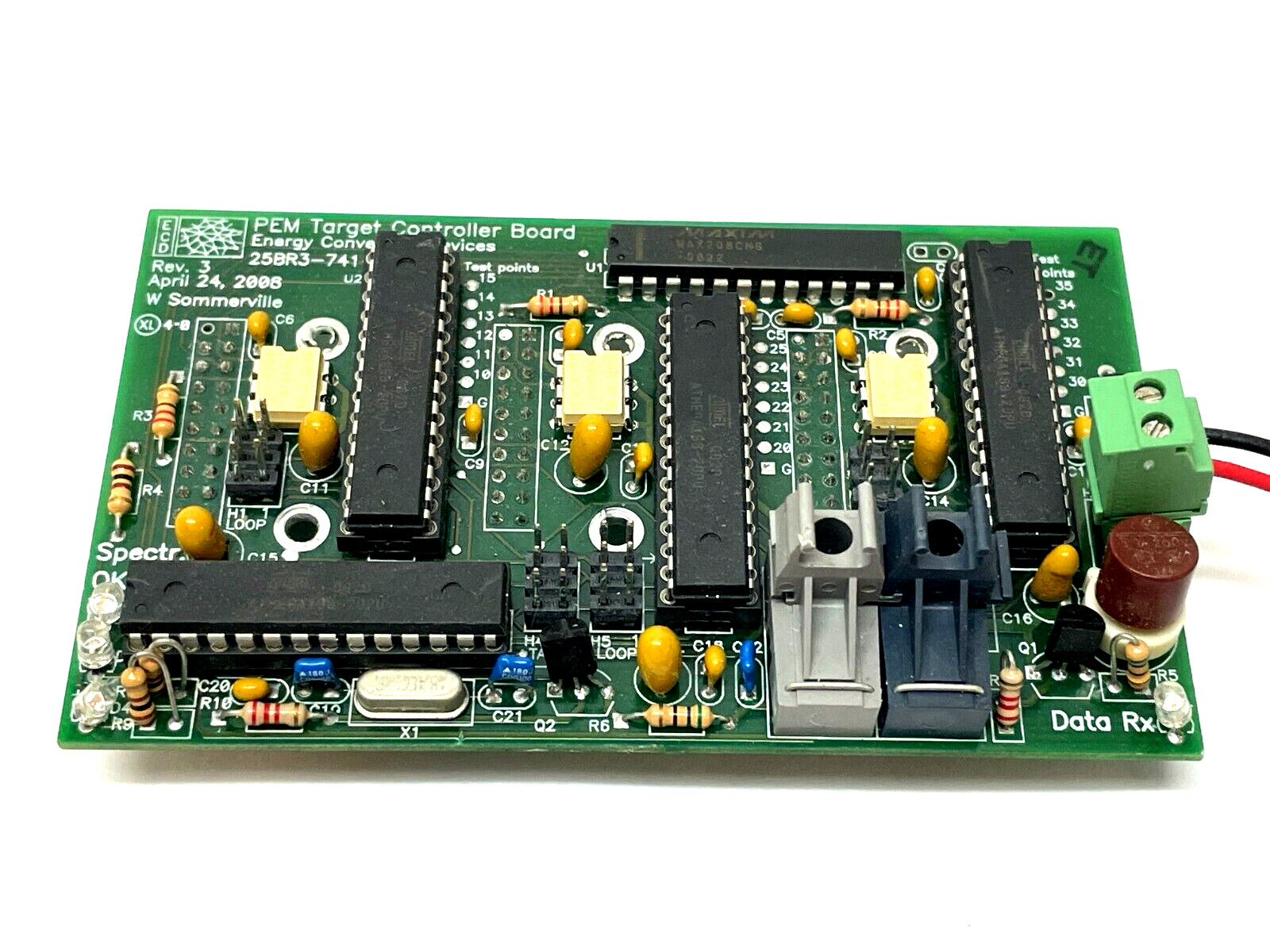 ECD 25BR3-741-401 Rev. 3 PEM Target Controller Board
