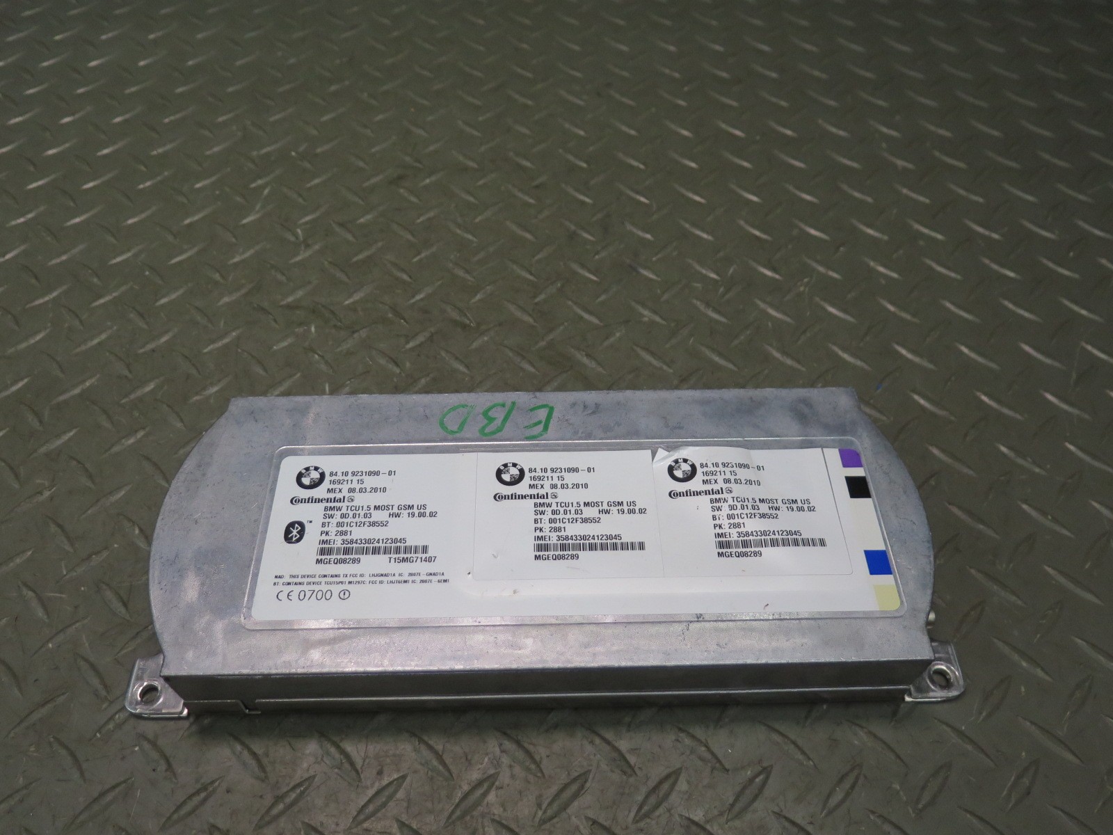 2010-2013 BMW E90 E92 E93 M3 BLUETOOTH TELMATICS COMMUNICATION CONTROL MODULE