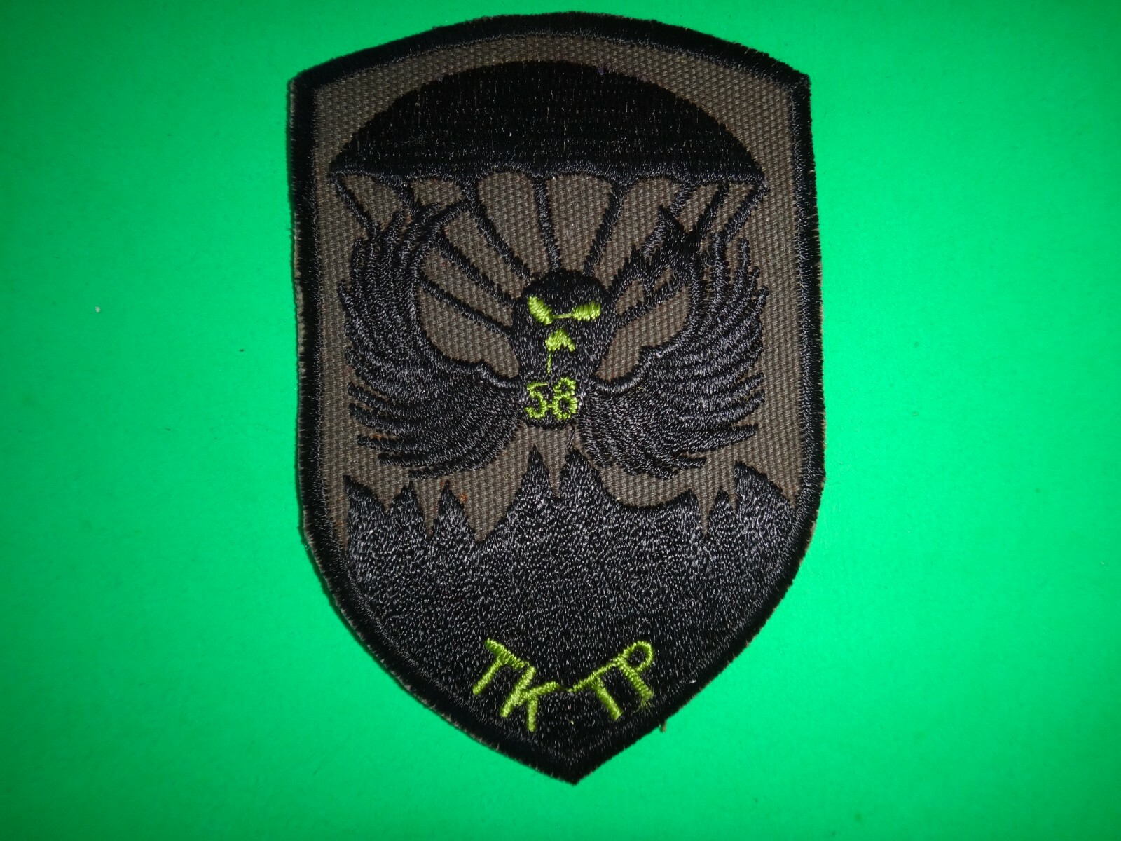 US 5th Special Forces Group SFOD B-52 AIRBORNE TKTP ROAD RUNNERS Subdued Patch