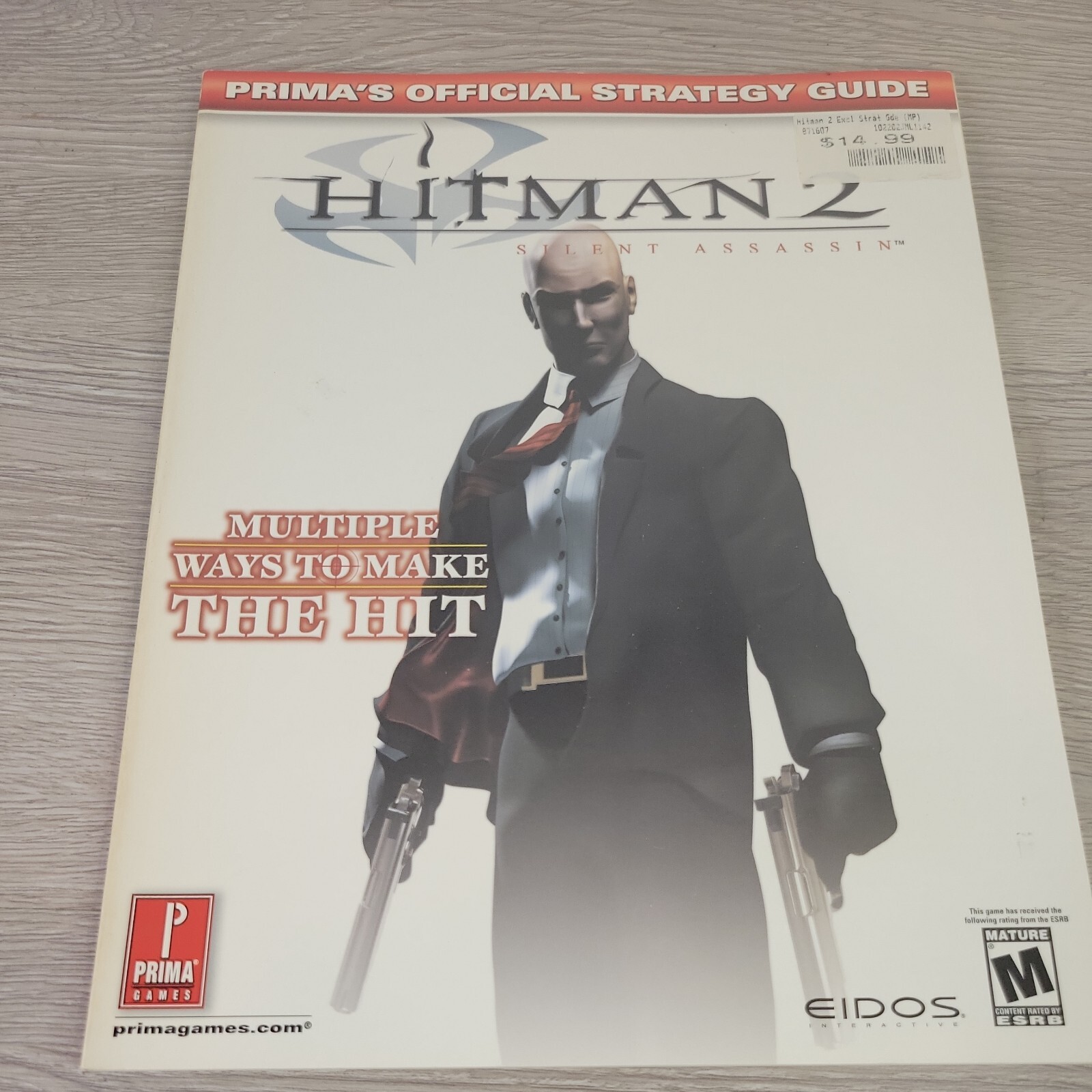 Hitman 2 Silent Assassin Official Strategy Guide GameCube PS2 XBOX Prima