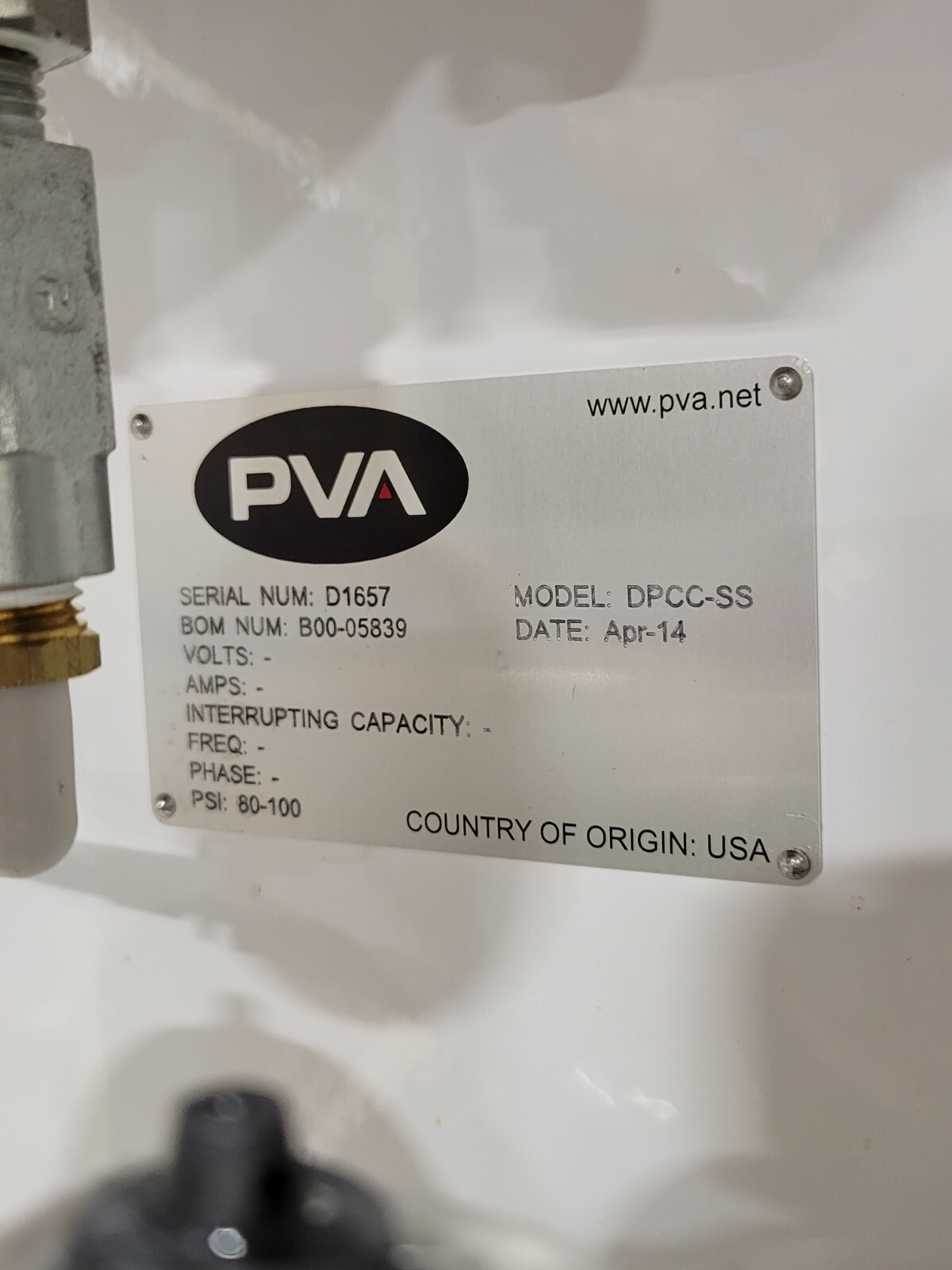 Precision Valve & Automation (PVA) DPCC-SS Material Supply Station