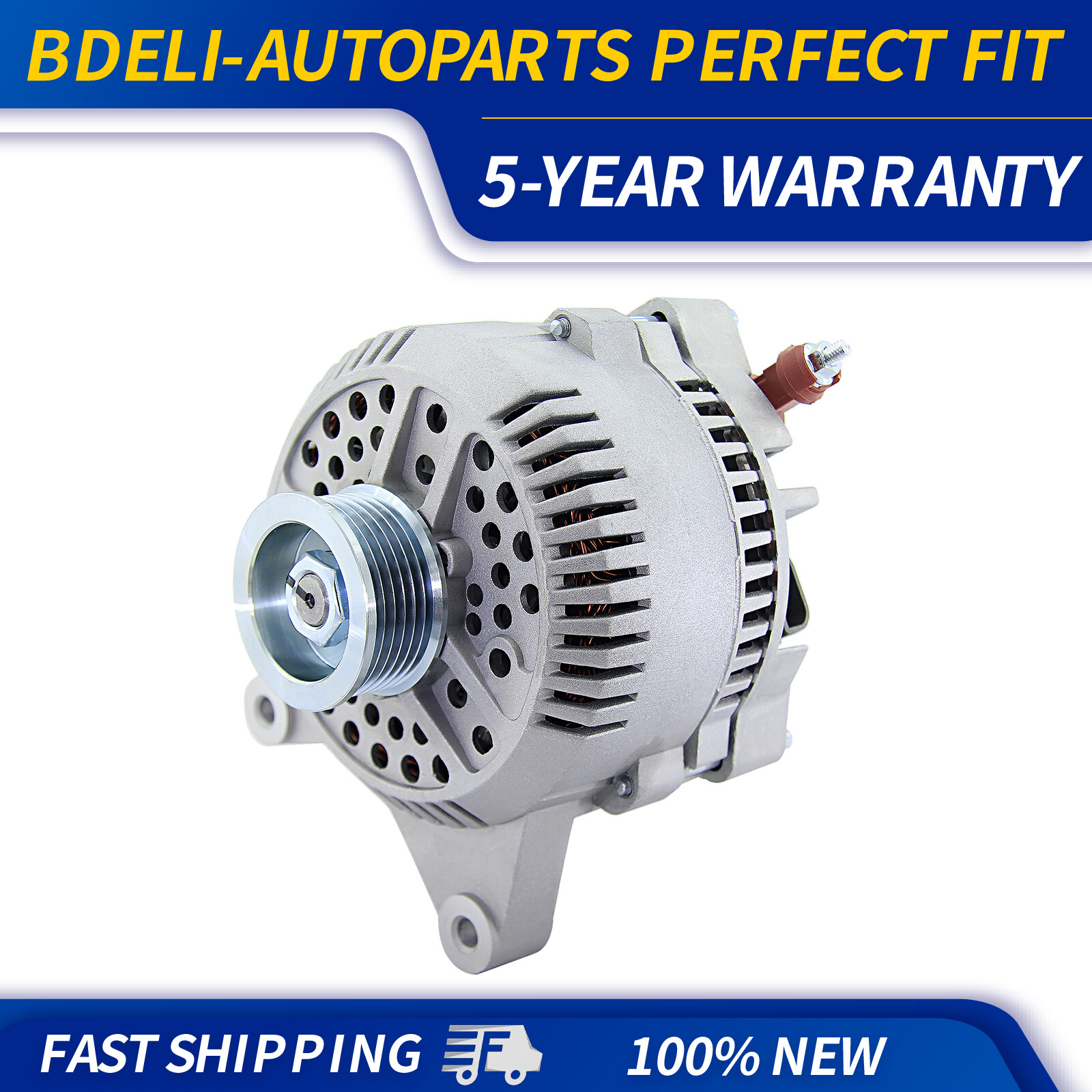 Alternator for Ford 02-03 f150 Expedition 95-97 Mercury 96-97 Lincoln Town Car