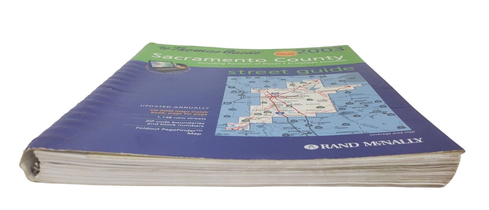Thomas Guide Sacramento County Street Guide 2003